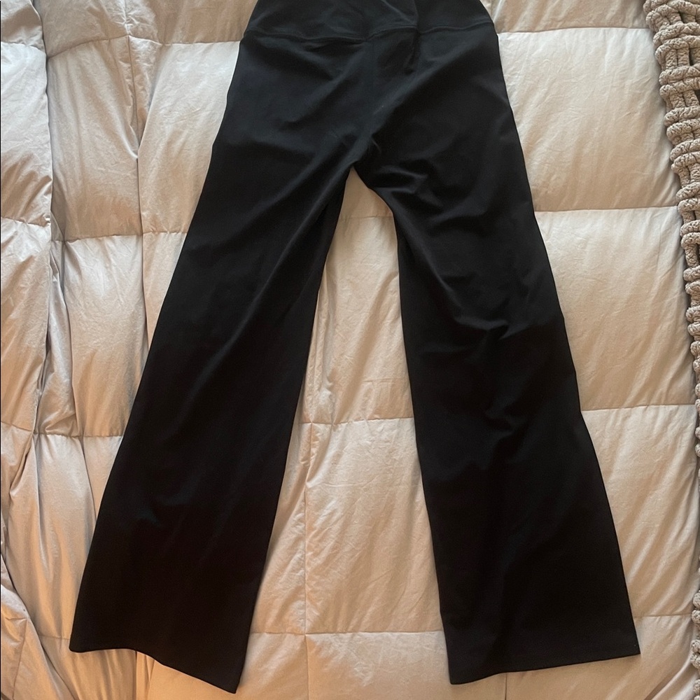 Gymshark Black Activewear Flare Pants.  New without tags. Never worn. - Picture 4 of 4